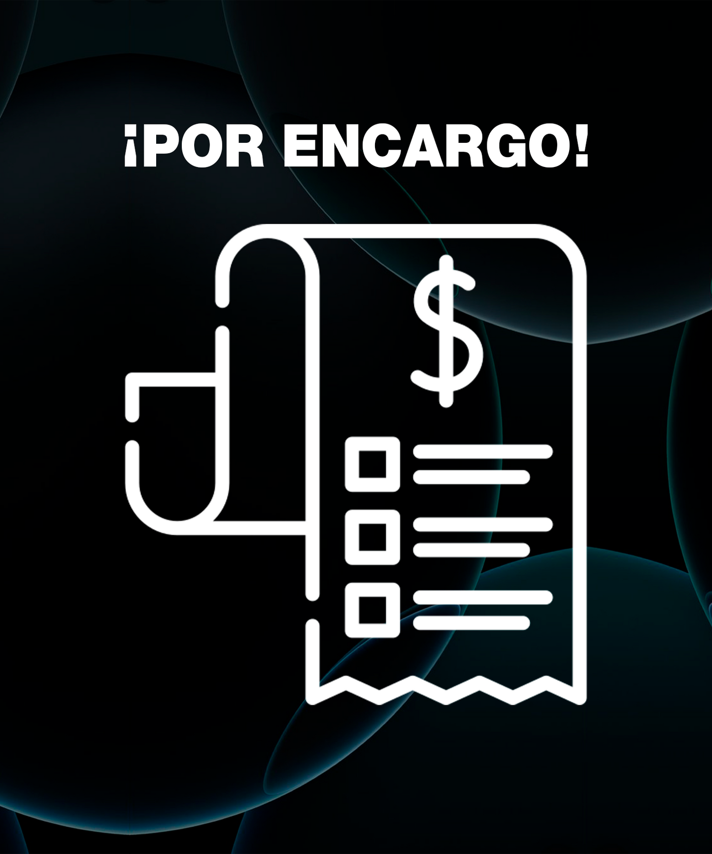 ¡FACTURA FÍSICA POR ENCARGO!